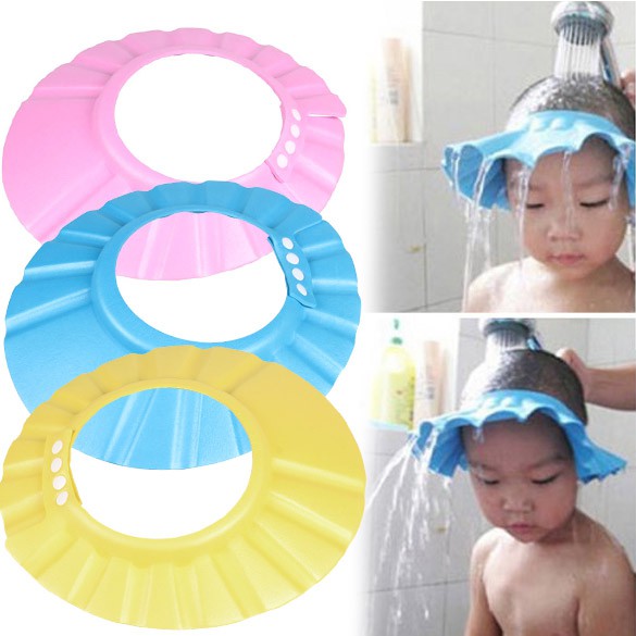 baby shower shampoo cap