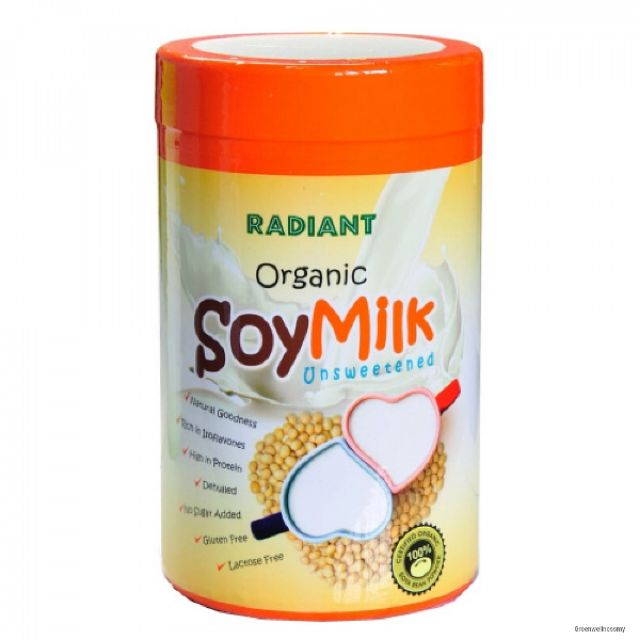 Radiant Organic Unsweetened Soy Milk Powder (600g) Shopee Singapore