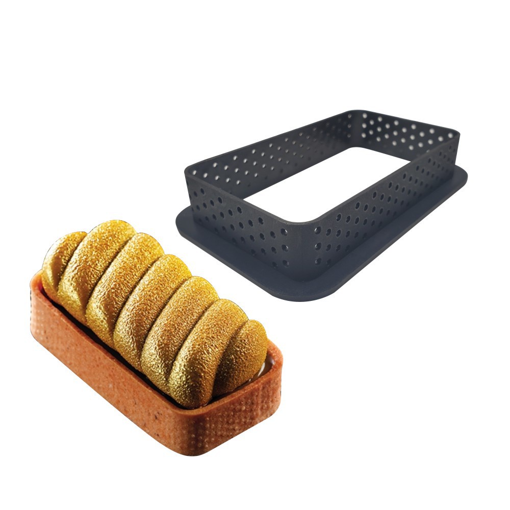 Tart Ring Tartlet Molds French Mousse Cake Mould Cake Baking Cake Decor  Perforated Round Mold Ring Kitchen Baking Tools | Shopee Singapore
