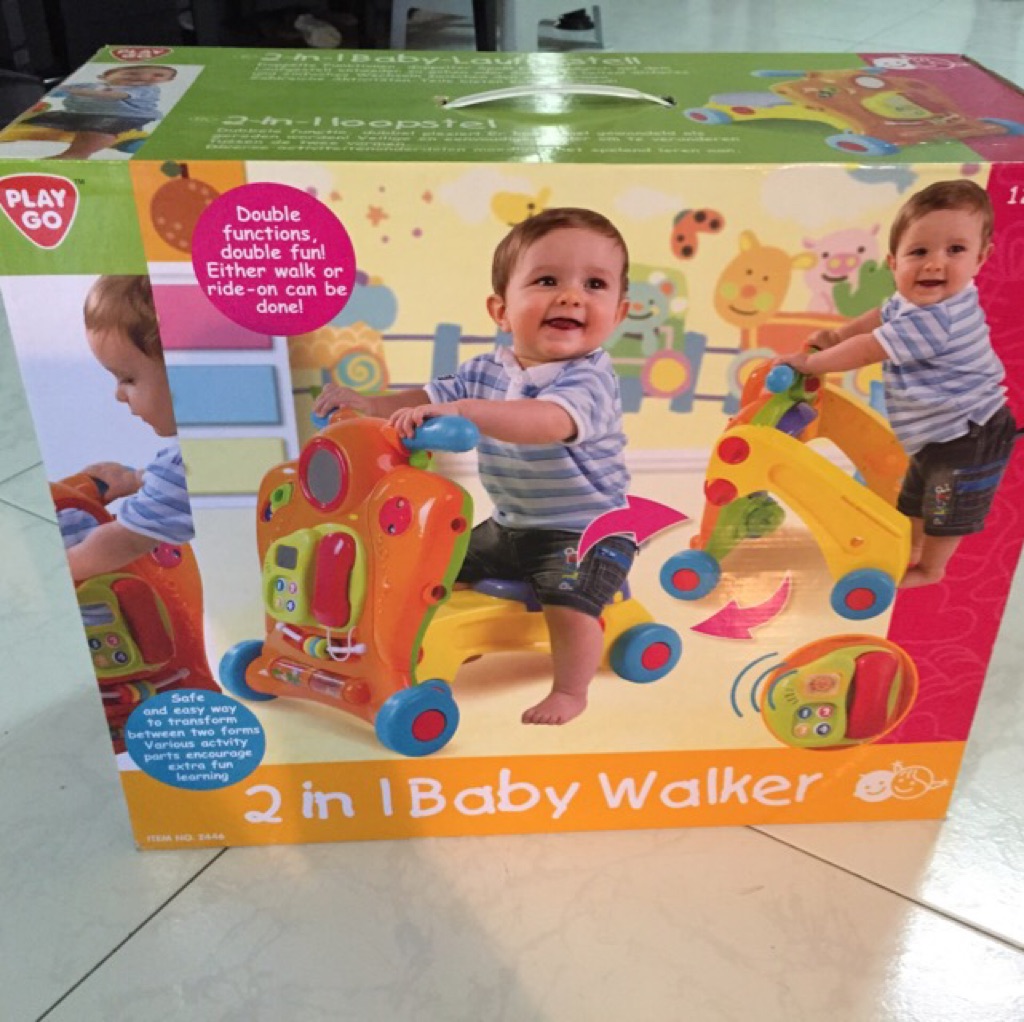 two in one baby walker