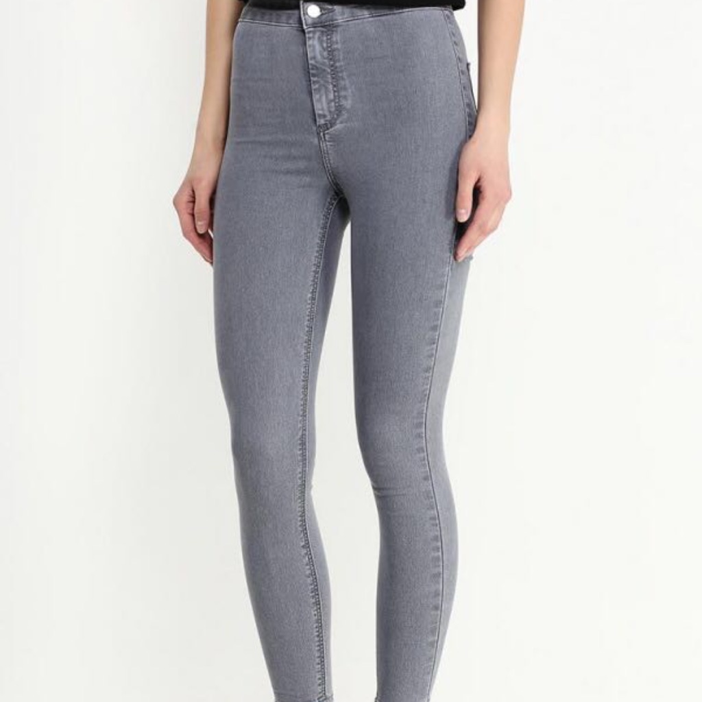 topshop grey joni jeans