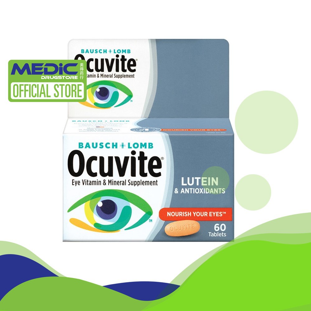 Bausch + Lomb Ocuvite Lutein Tablet tablets 60s By Medic Drugstore