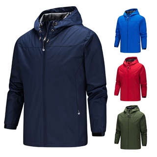Image of 💥Ready Stock💥2021 men's new stormsuit outdoor windbreaker sports coat stormsuit autumn jacket waterproof jacket mountaineering suit