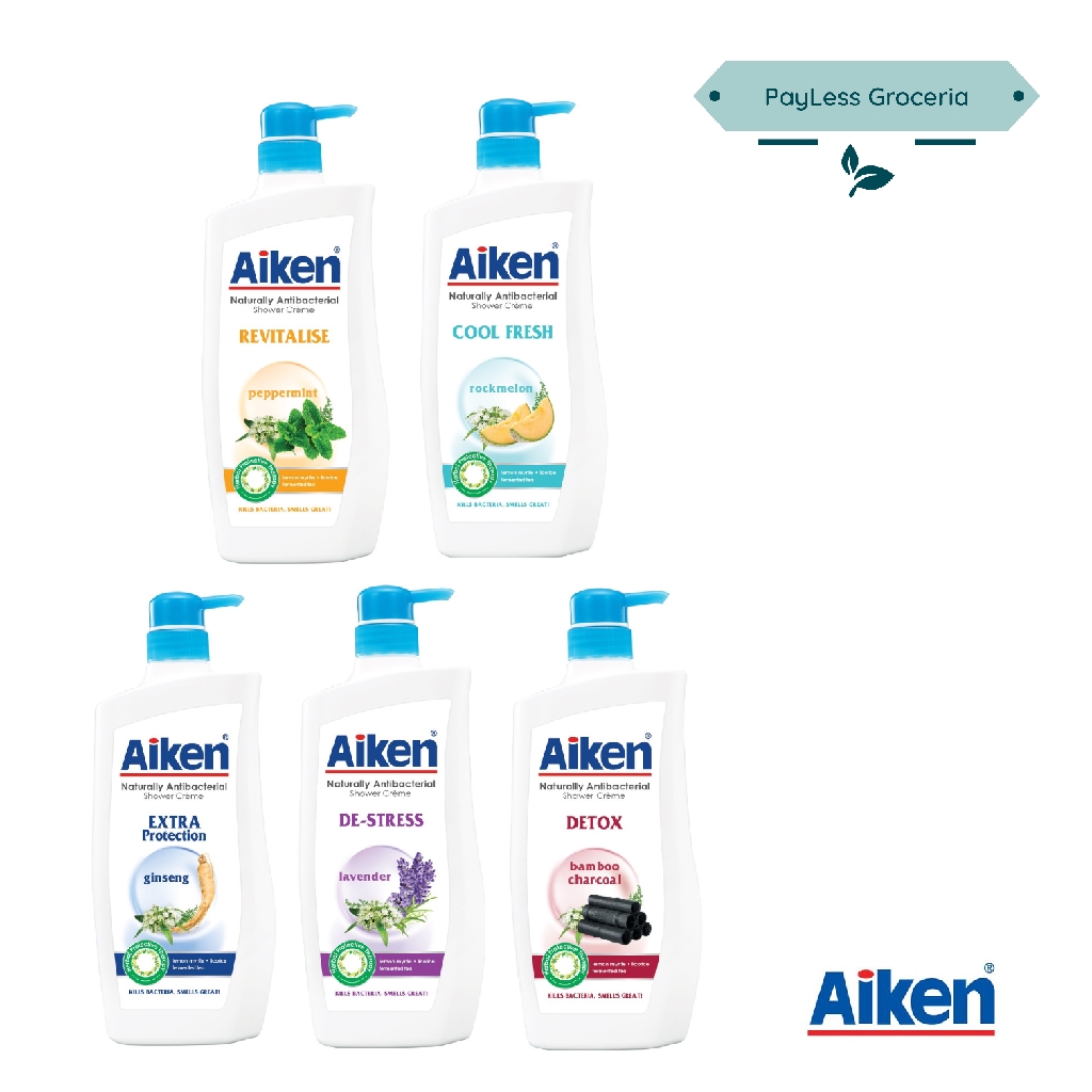 Shop Malaysia Aiken Antibacterial Shower Cream Extra Protection 900g Shopee Singapore