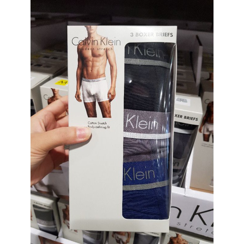 Calvin Klein underwear for men, men's Modern Boxer Briefs 3 pack | Shopee  Singapore