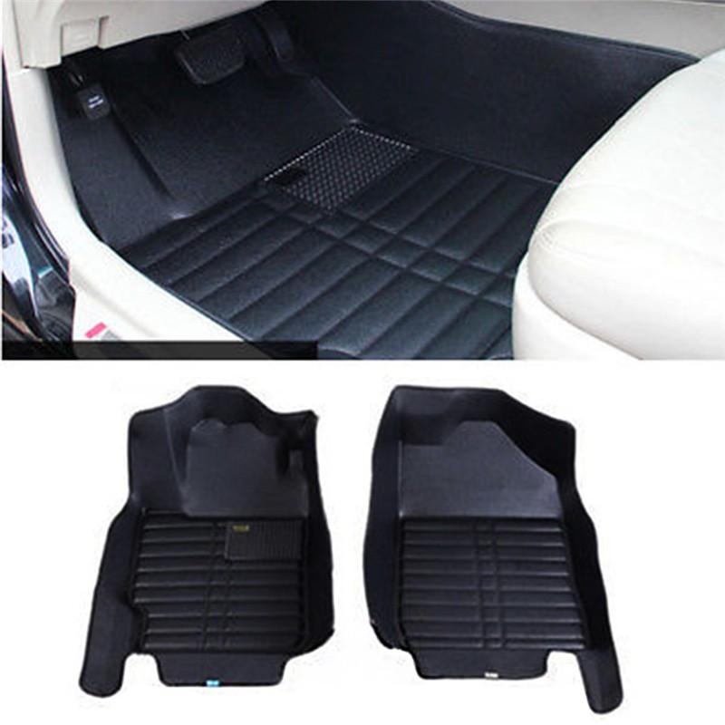 Car Floor Mats Leather Front Rear Liner Waterproof Shopee