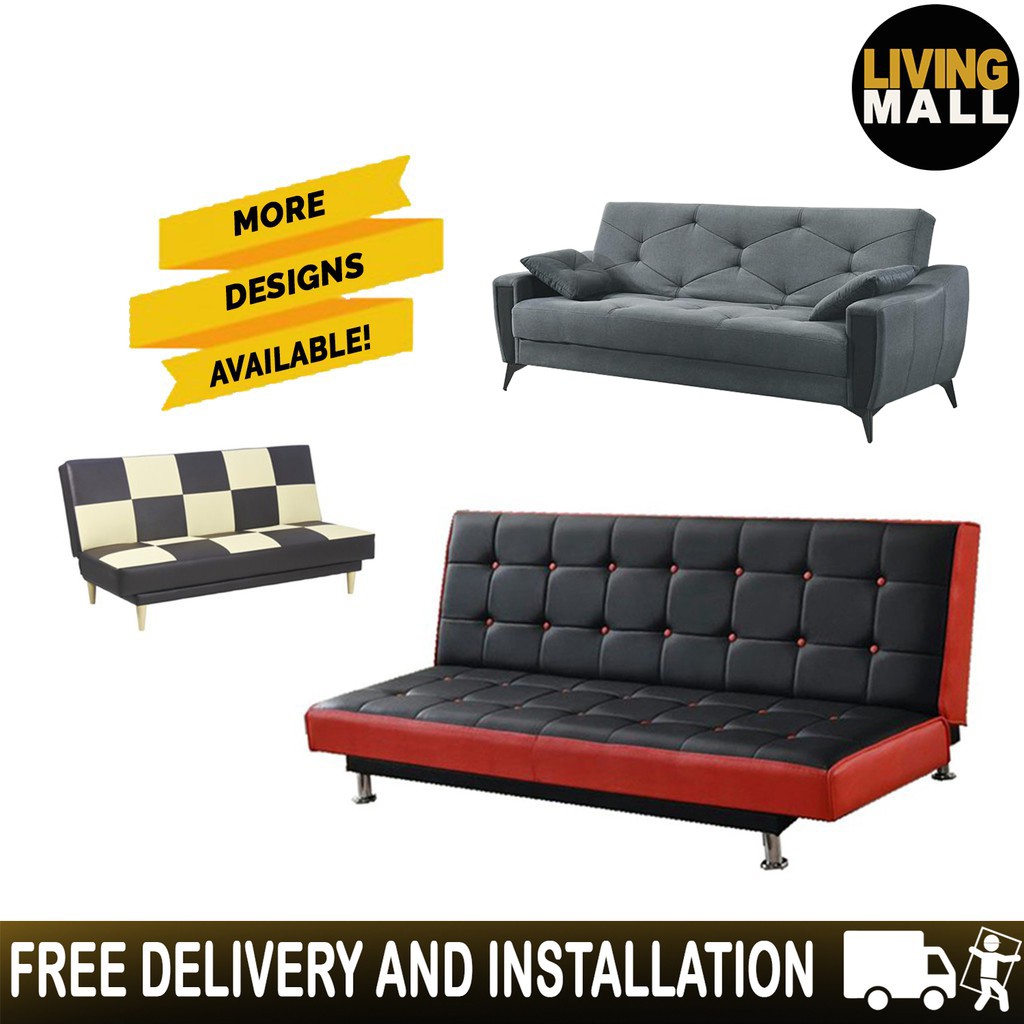 Lorenzo 3 Seater Leather Effect Sofa Bed With Storage Baci Living Room