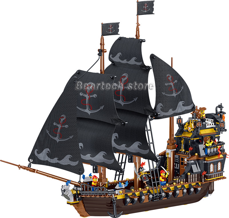 LEGO Pirate Ship Building Blocks Pirate 