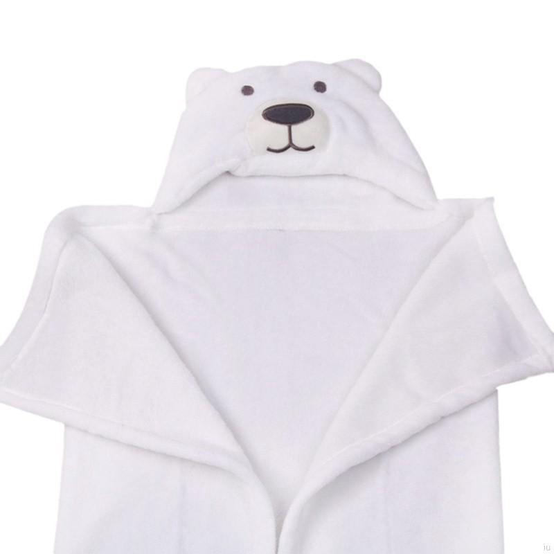 IU Cotton Hooded Bath Supplies Baby Blanket Towels Animal #5