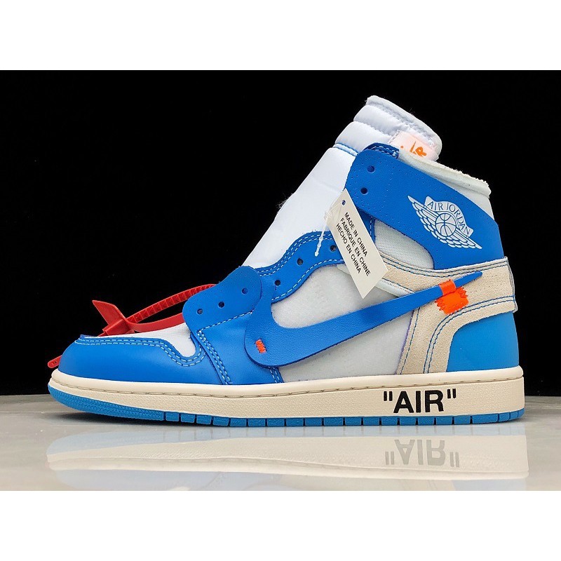 off white x nike air jordan 1 unc