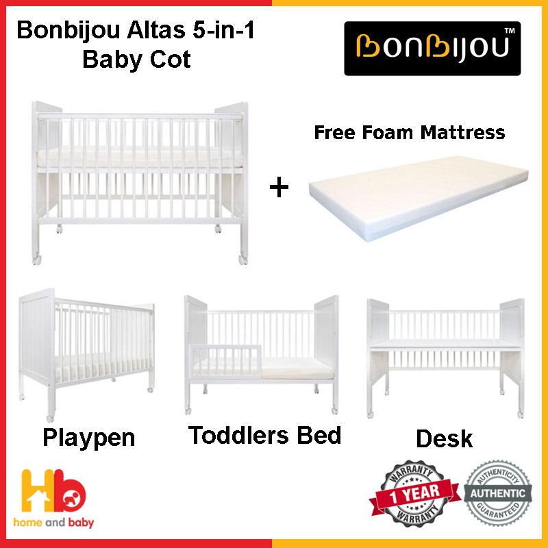 5 in 1 baby cot