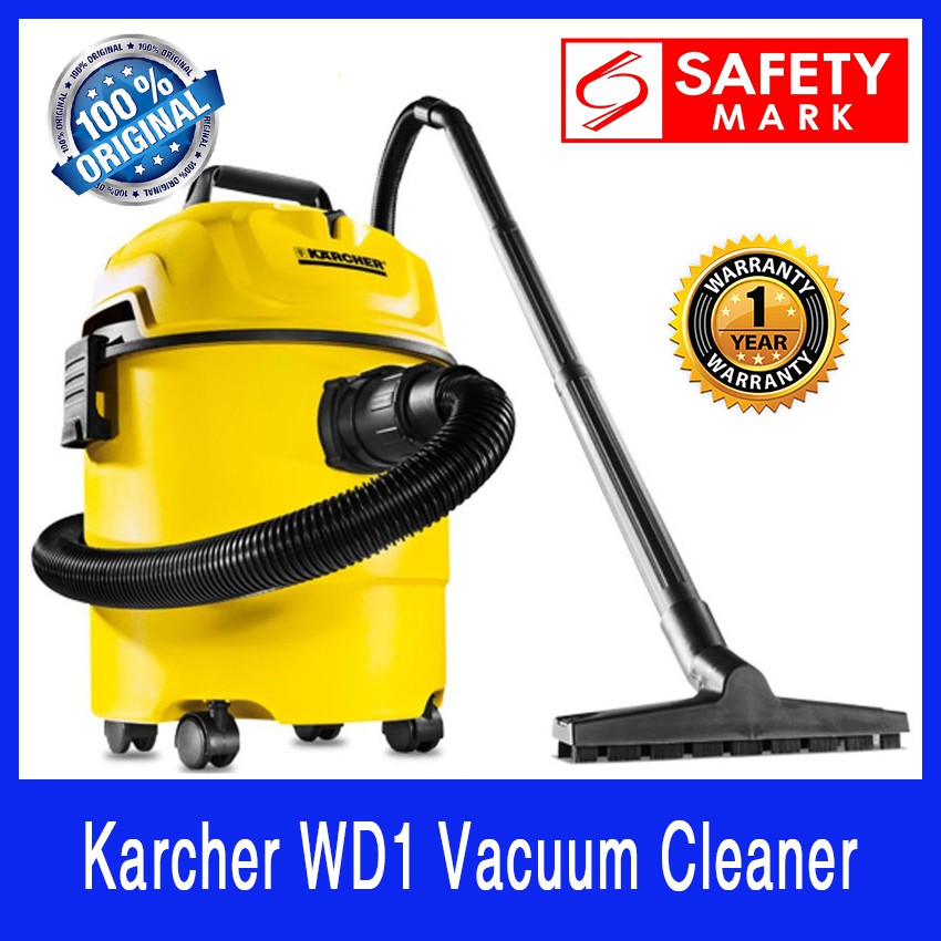 Karcher WD1 Vacuum Cleaner. Multi Purpose. Compact Design With Low