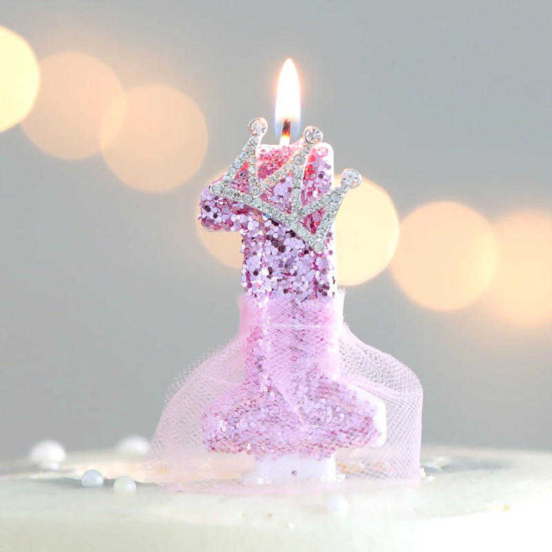Sg Seller Fancy Premium 1 Year Old Candle For Baby Birthday