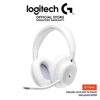 Logitech Aurora G735 Wireless Gaming Headset, LIGHTSYNC RGB Lighting, LIGHTSPEED, Bluetooth, Detachable Microphone