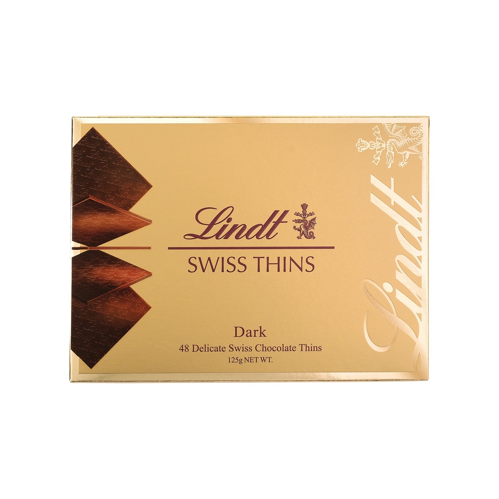 Lindt Swiss Thins Dark Chocolate [Switzerland] Shopee Singapore