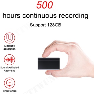 STTWUNAKE voice recorder mini hidden 500 hours long activated dictaphone spy micro audio sound digital smal professional flash drive secret