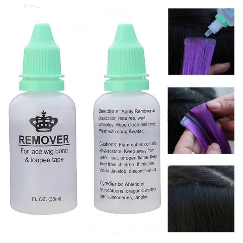 Crazyi 30ML Bottle Adhesive Hair Extensions Lace Wig Glue Bond Toupee ...