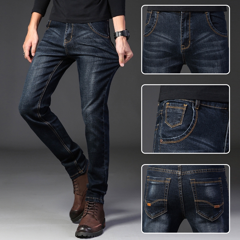 black cutting jeans