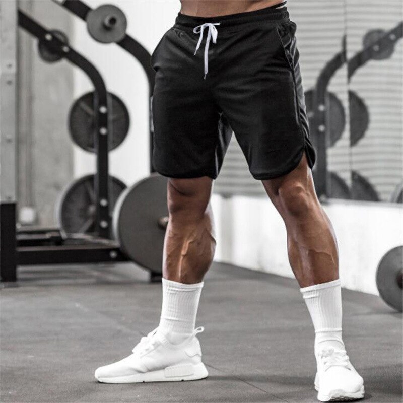 Gym Shorts Men Fashion Breathable Male Casual Shorts Comfortable Plus