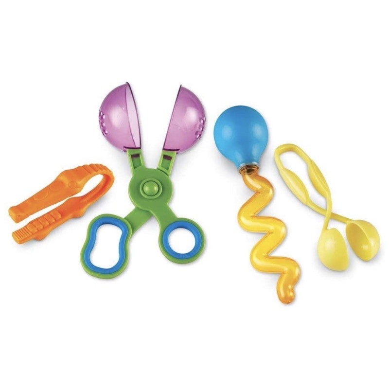 Learning Resources Twisty Dropper Jumbo Tweezer Gator Grabber TriGrip