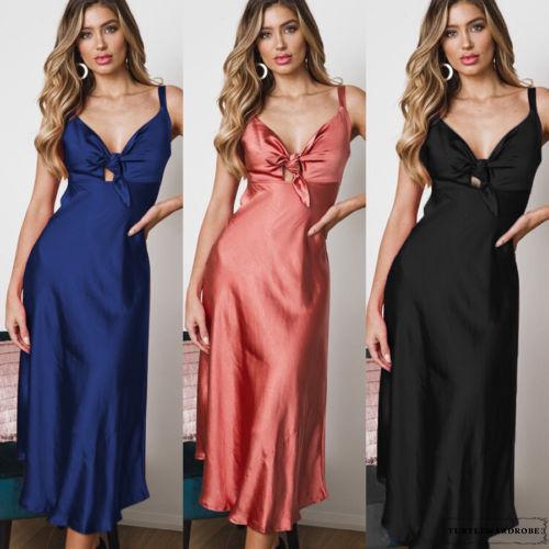 satin bodycon maxi dress