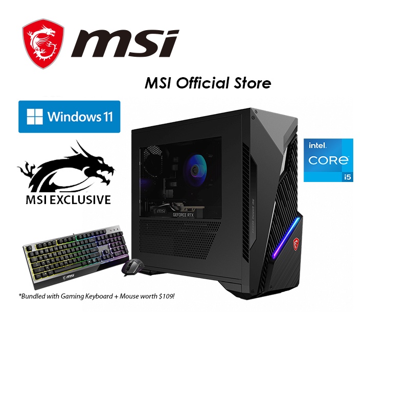 New Arrival Exclusive Msi Mag Infinite S3 12si 470sg Gaming Desktop I5 f Gtx 1660 Super 6gb Windows 11 3y Shopee Singapore