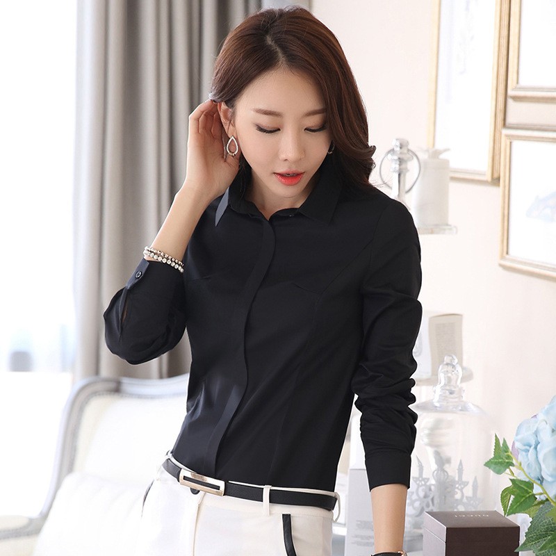 long sleeve black evening top