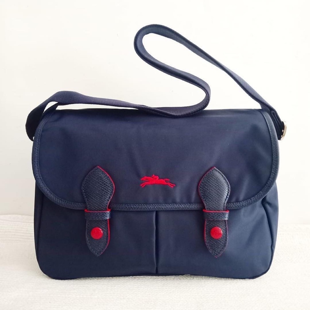 longchamp sling bag leather