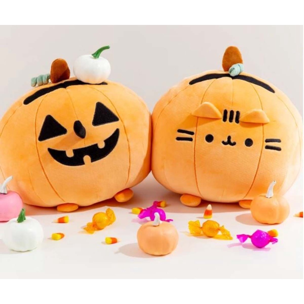 Pusheen Pumpkin Jack-O'-Lantern Squisheen Plush | Shopee Singapore