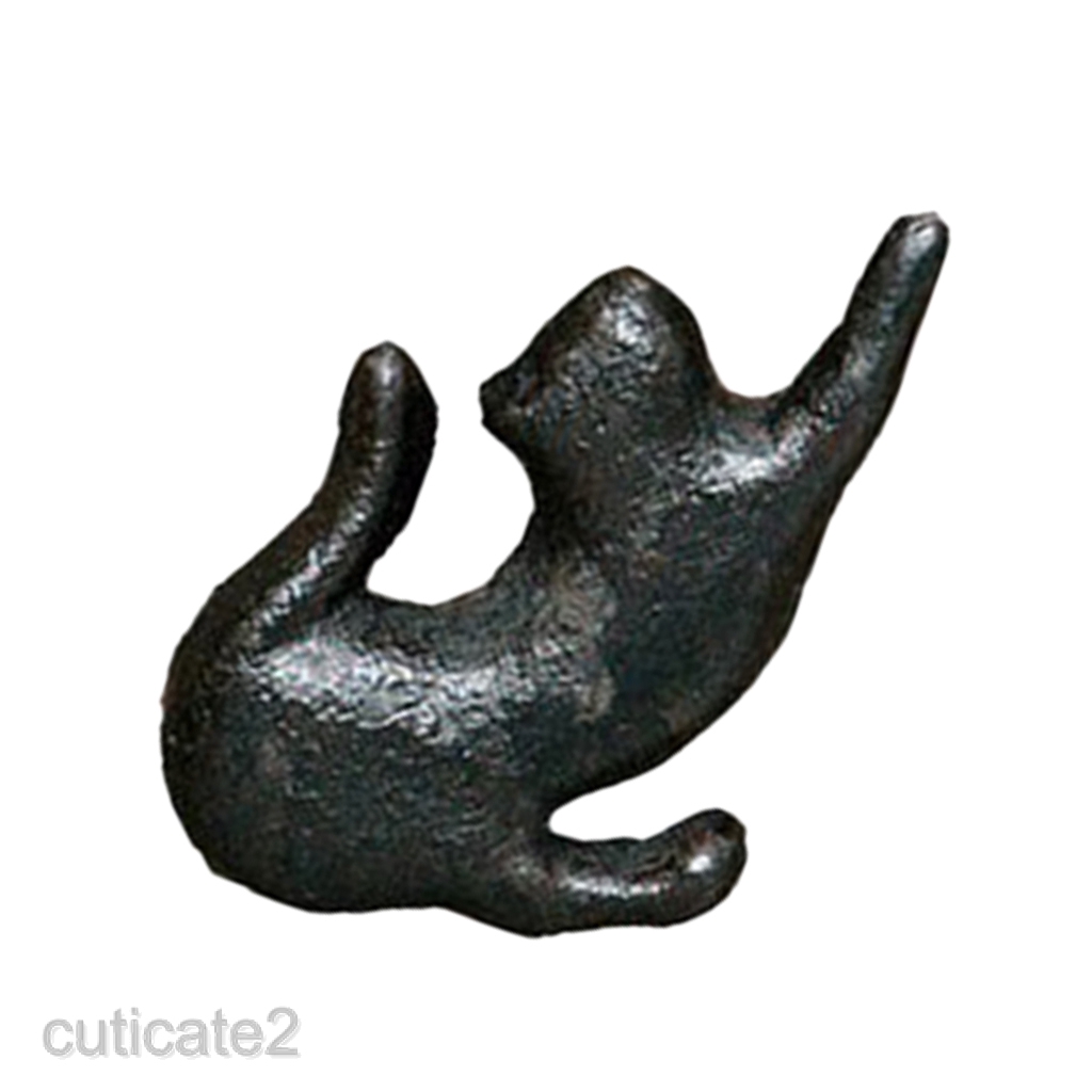Variety Cast Iron Cute Cat Style Door Drawer Cabinet Wardrobe Pull