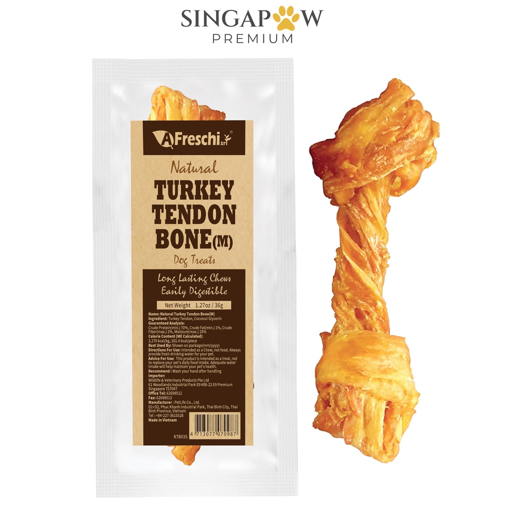 are turkey tendons safe for dogs