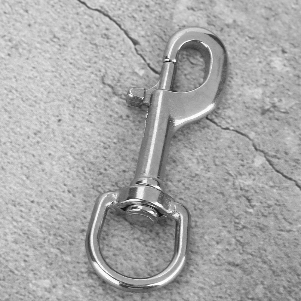 STAINLESS STEEL SWIVEL BOLT SNAP STAINLESS STEEL COIL WRIST LANYARD 