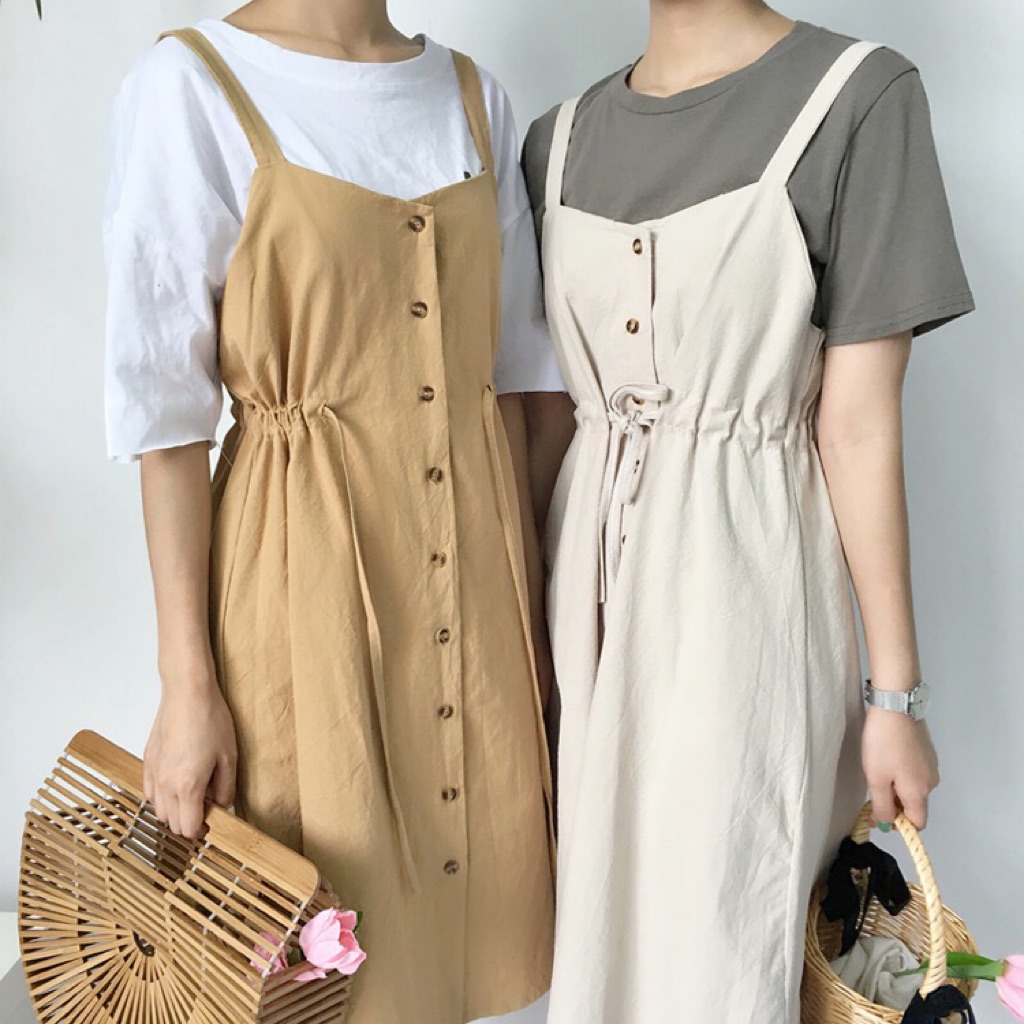 button down dress shopee