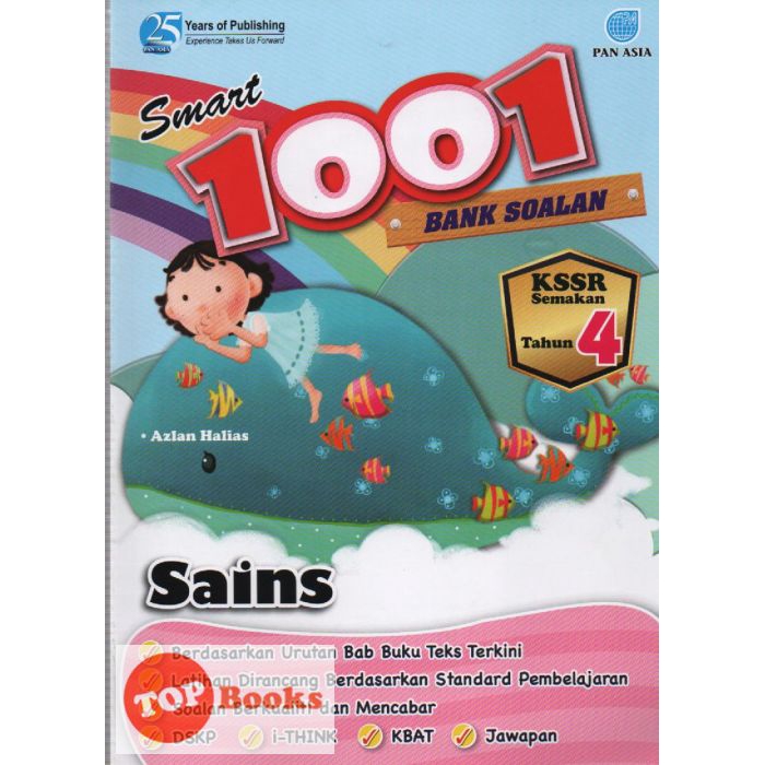 Topbooks Pan Asia Smart 1001 Bank Soalan Sains Kssr Semakan Tahun 4 Shopee Singapore