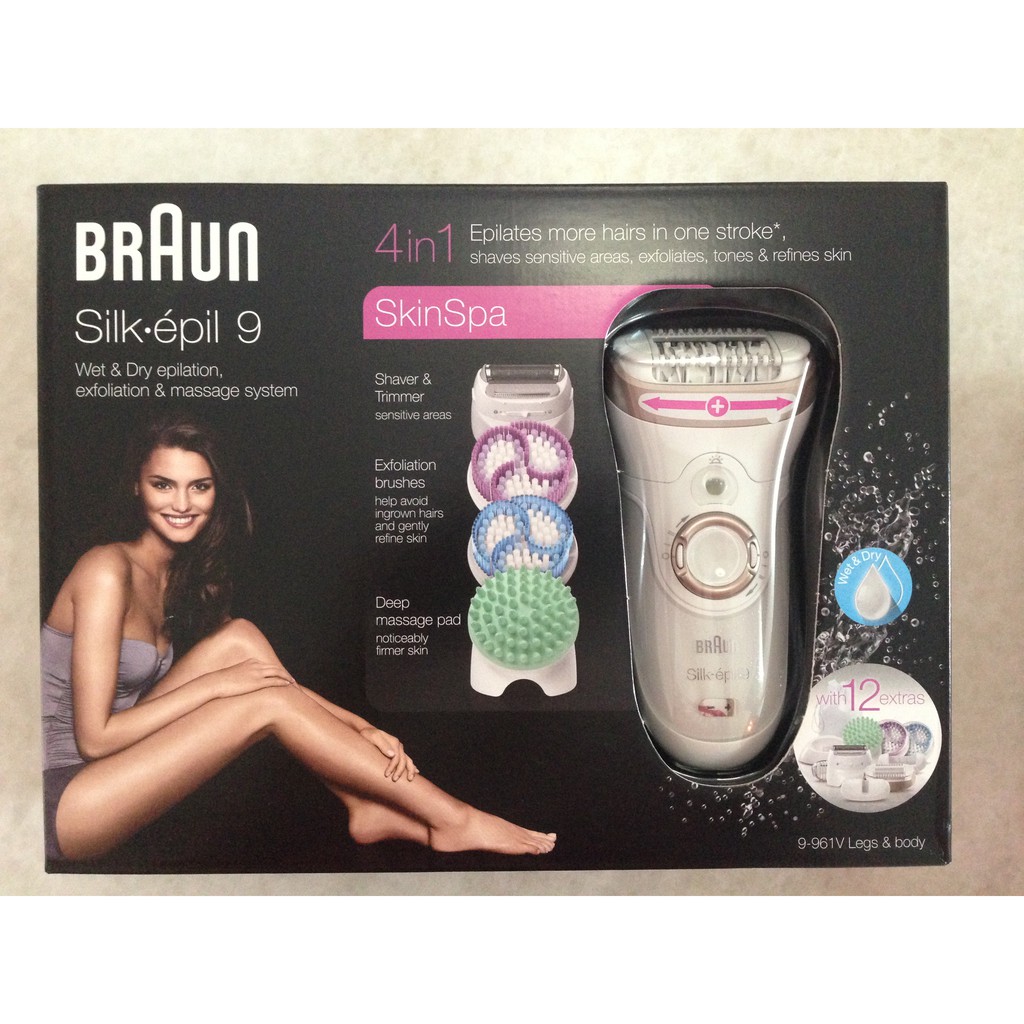 Silk Epil 9 Braun Epilator Skinspa 9961 9 961v Silk Epil Shopee