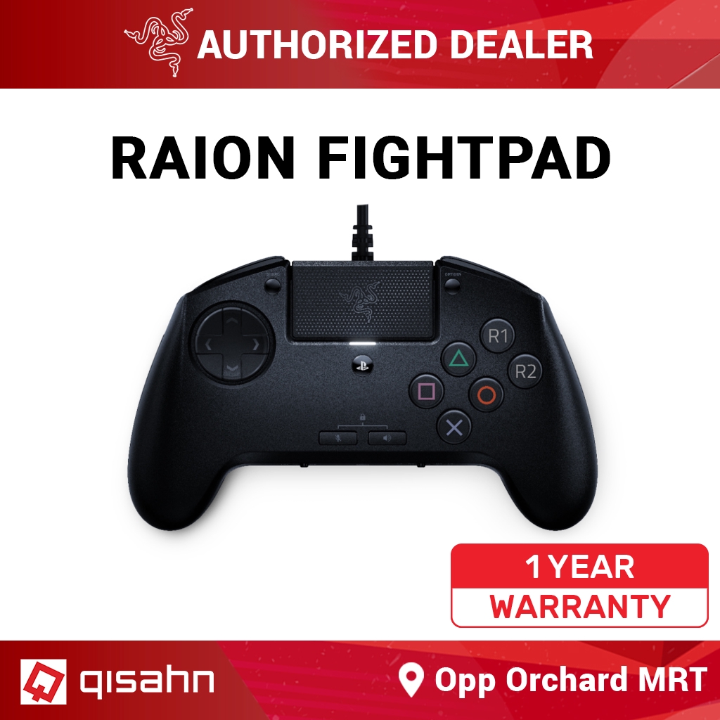 Razer Raion Fightpad For Ps4 Ps5 Fighting Game Controller 8 Way D Pad Mechanical Switch Front Buttons 3 5mm Jack Shopee Singapore