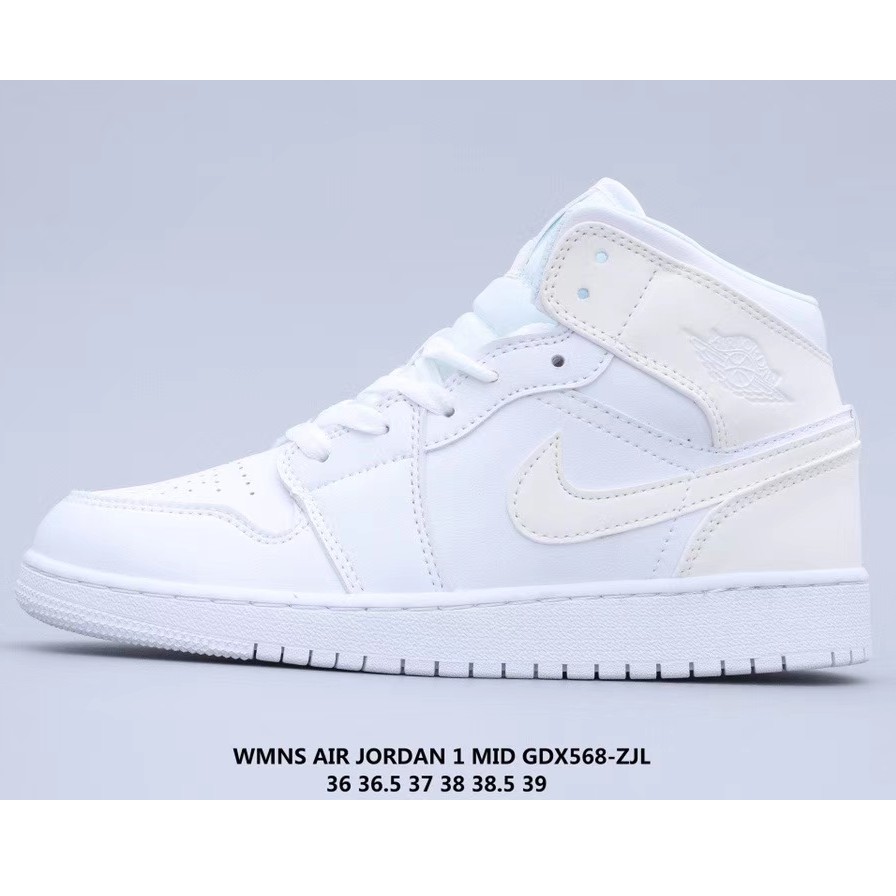 womens white air jordan 1