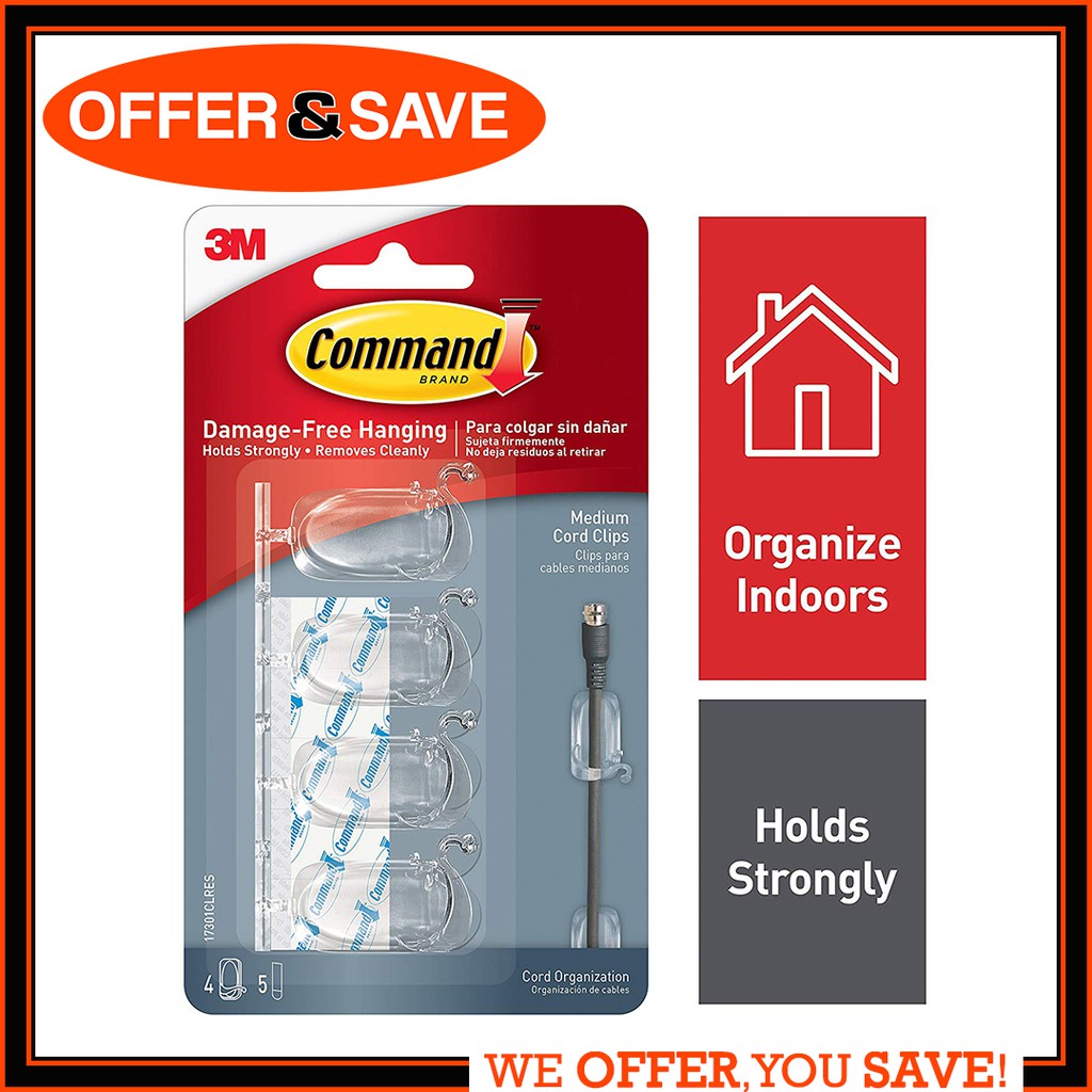 3m command clip organizers