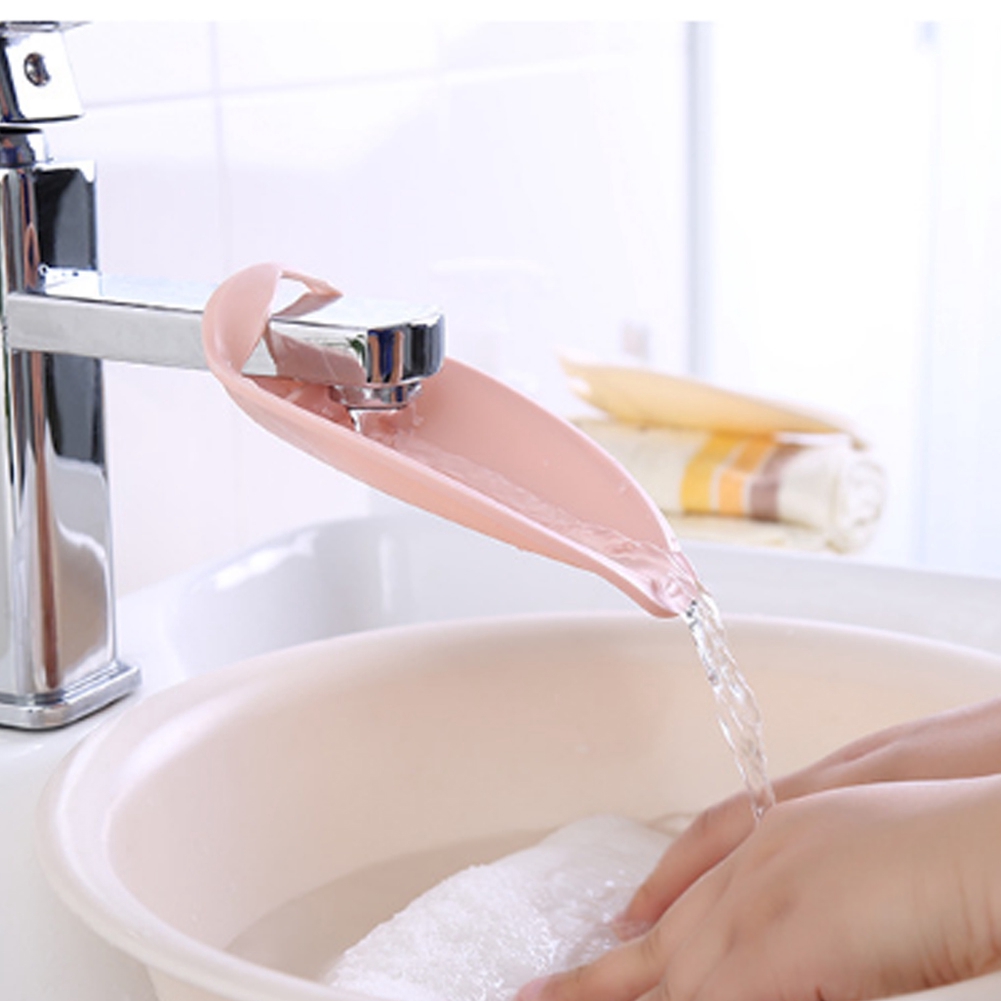 Bathroom Faucet Extender Home Plastic Kitchen Tap Extension Bath Spout Cover#K