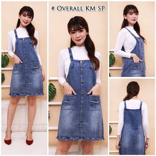 Women's Tops With Contemporary KM JEANS //Overal Frog Skirt JEANS Jens Denim JEANS