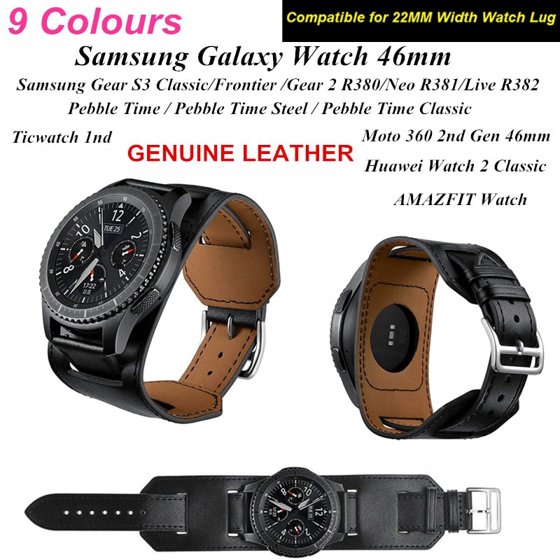 samsung galaxy watch 46mm leather band