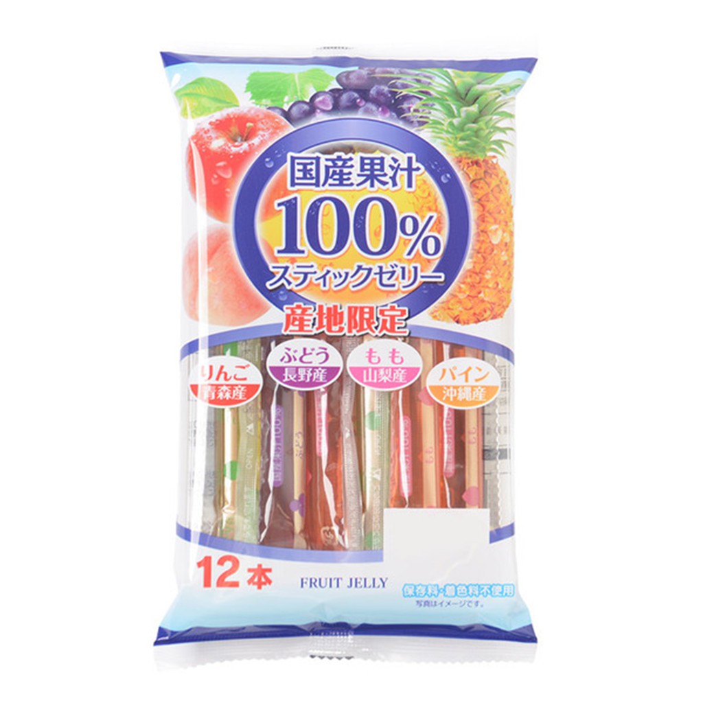 Nousui100 Japanese Fruit Juice Stick Jelly 12pc Shopee Singapore 2600