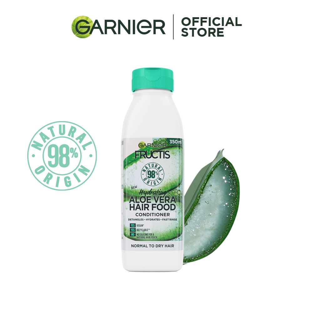 Garnier Fructis Hair Food Aloe Vera Conditioner 350ml - For Normal to Dry  Hair | Shopee Singapore