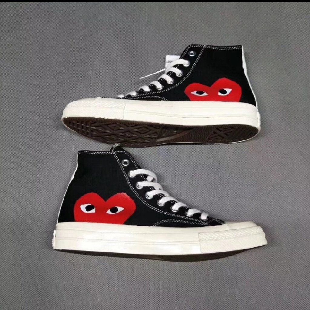 cdg x converse black