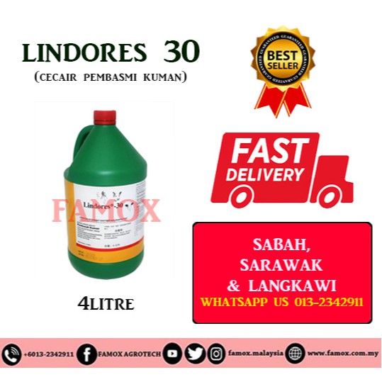 Lindores 30 4 Litre Cecair Pembasmi Kuman Shopee Singapore