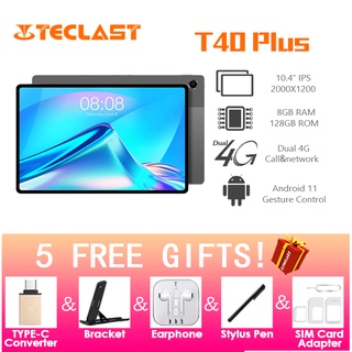 Teclast T40 Plus 10.4 Inch Tablet 8GB RAM 128GB ROM UNISOC T618 Octa Core Android 11 2000x1200 4G Network Wifi Tablet PC