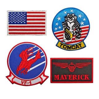 Top Gun Flight Test MAVERICK Ranger Patch With Velcro Vf-1 VX-31 Tomcat ...