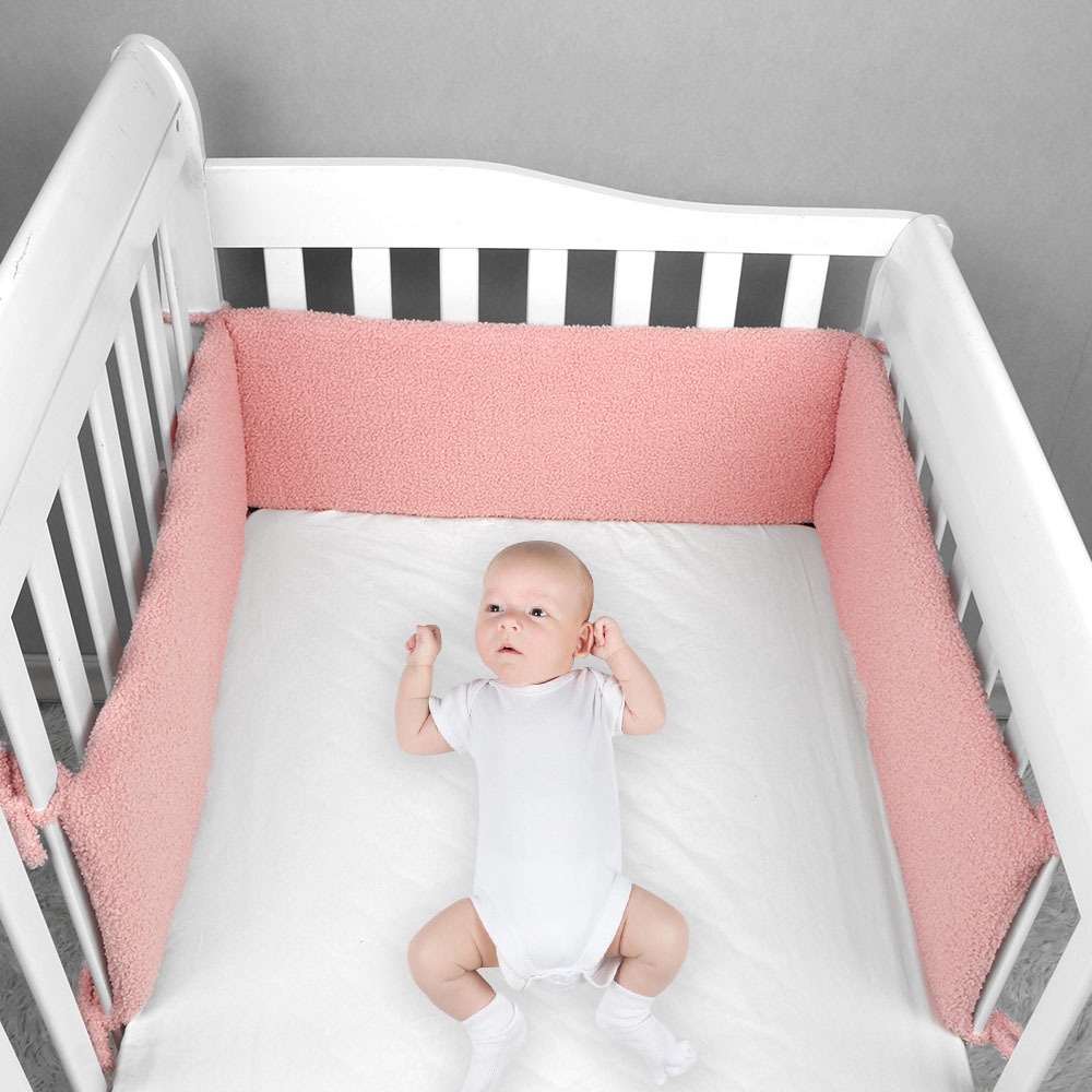 plush crib bumper