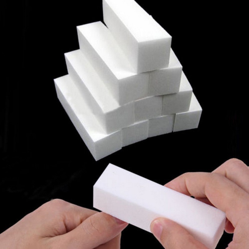 🍁Apink🍁10Pcs Nail Care Buffer White Buffing Sanding Pedicure Files Block  | Shopee Singapore