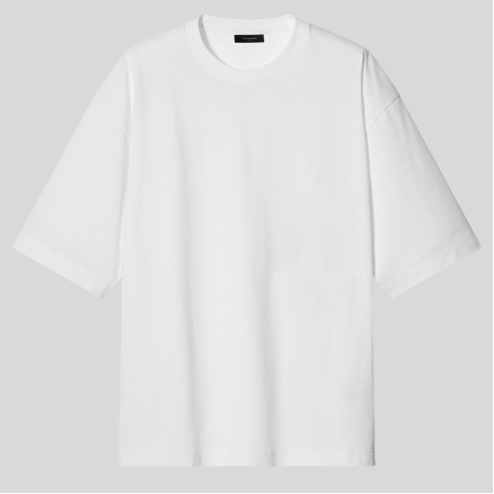 white oversized tshirts